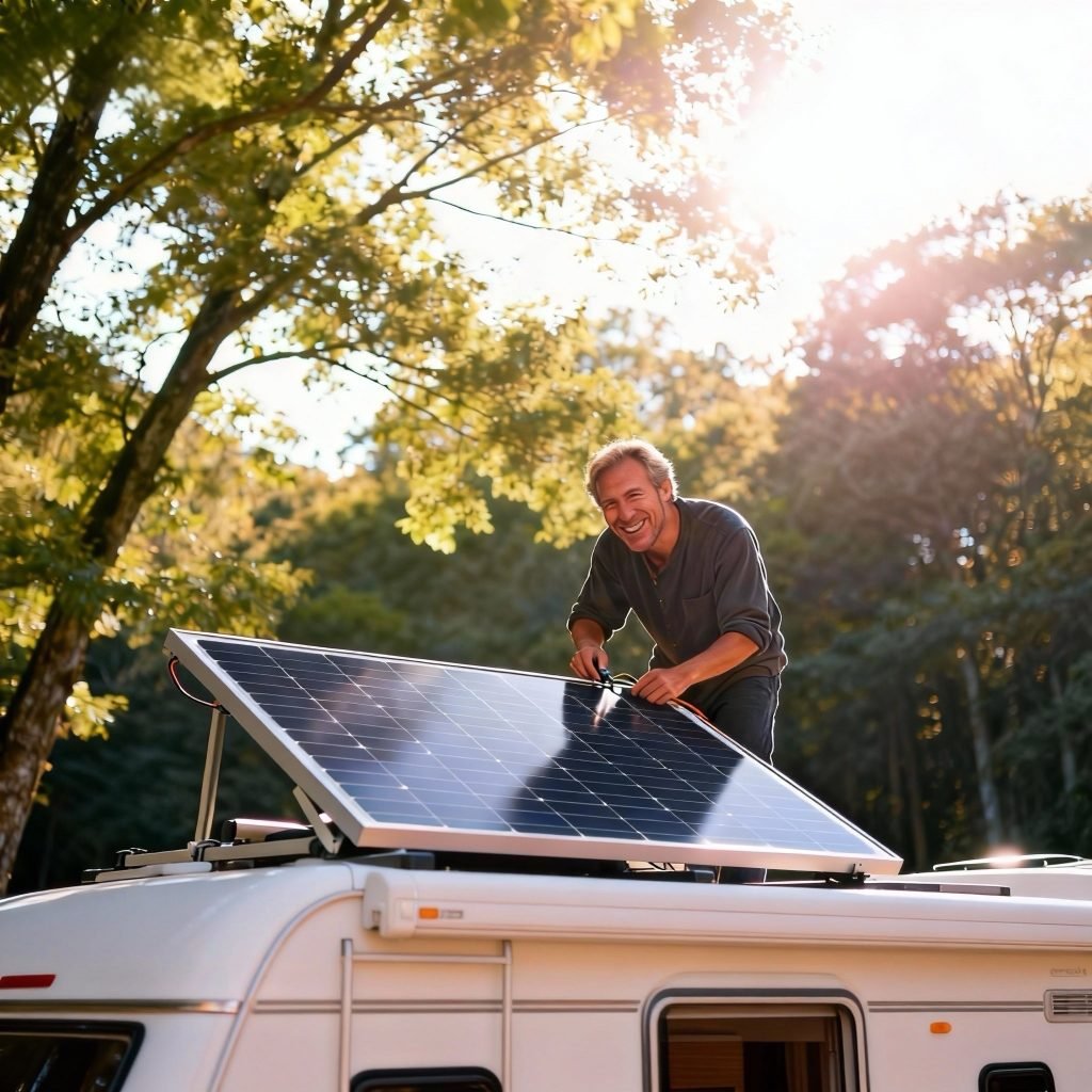 120W Solar Panel for Truck Camping